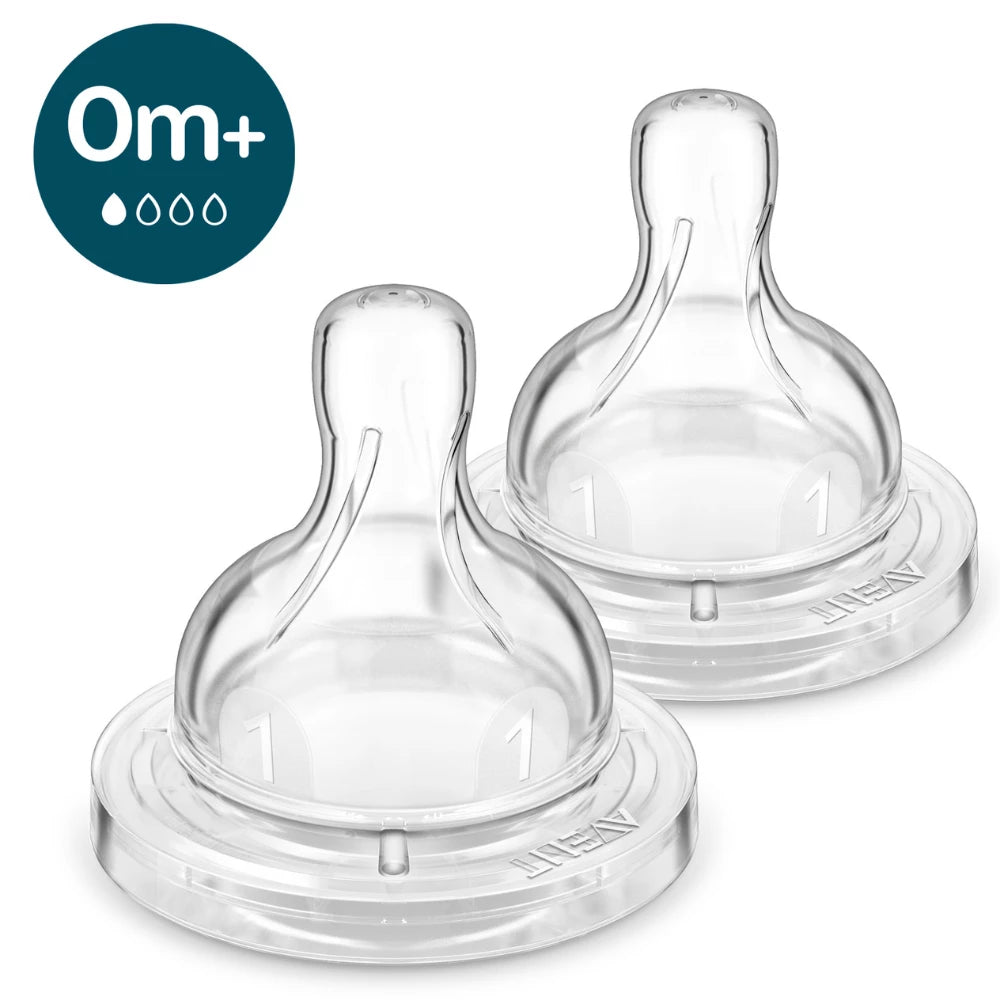 SCY761/02 Philips Avent Anti-colic Teats 0m+ Newborn Flw 2pk out available at KiwiBargain in New Zealand. Buy it today from kiwibargain.co.nz