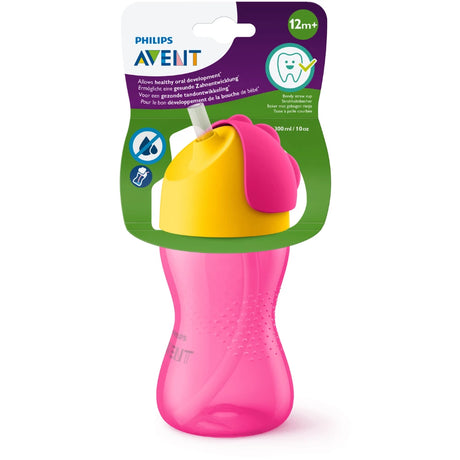 SCF798/00 Philips Avent Bendy Straw Cup no Handles 300ml Pink in pack available at KiwiBargain in New Zealand. Buy it today from kiwibargain.co.nz