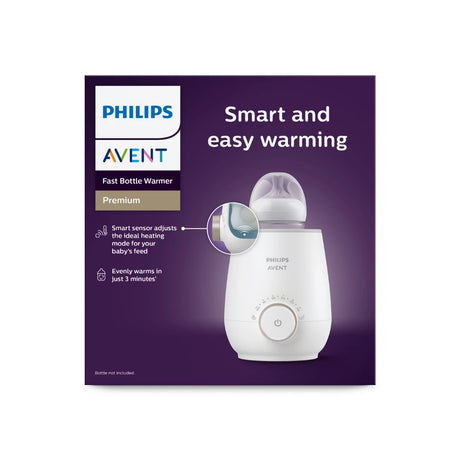 SCF355/07 Philips Avent Bottle Warmer - Premium in box front available at KiwiBargain in New Zealand. Buy it today from kiwibargain.co.nz