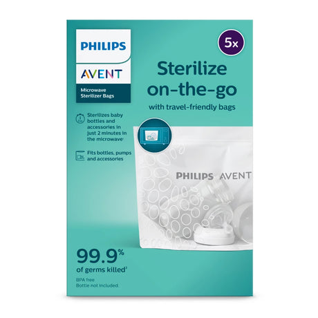 Avent Microwave Steriliser Bags 5pk-kiwibargain.co.nz