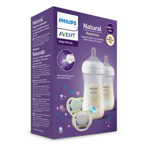 Avent Natural Response Gift Set Bottles and Soothers