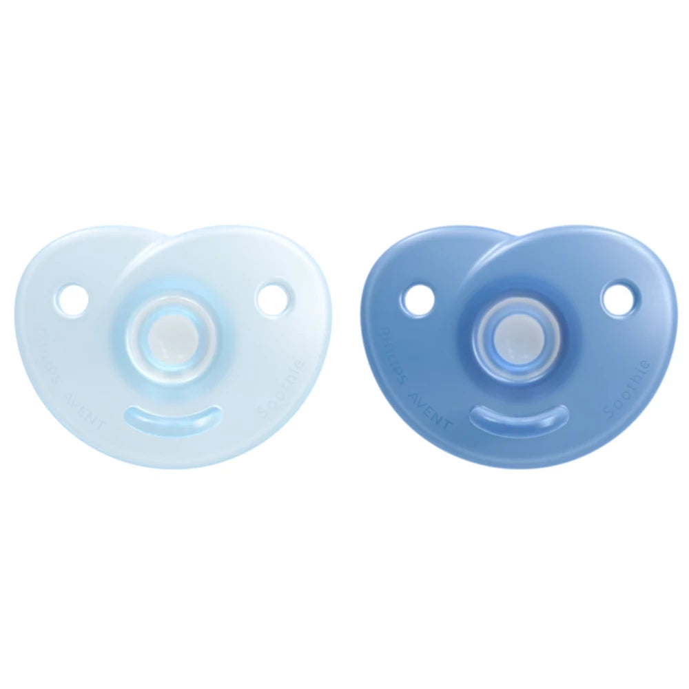 Avent Soother 0-6m Blue/Green 2pk