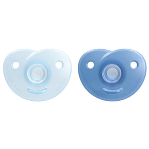 Avent Soother 0-6m Blue/Green 2pk