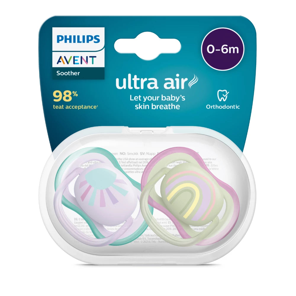 Avent Soother Ultra Air Deco 0-6m 2pk