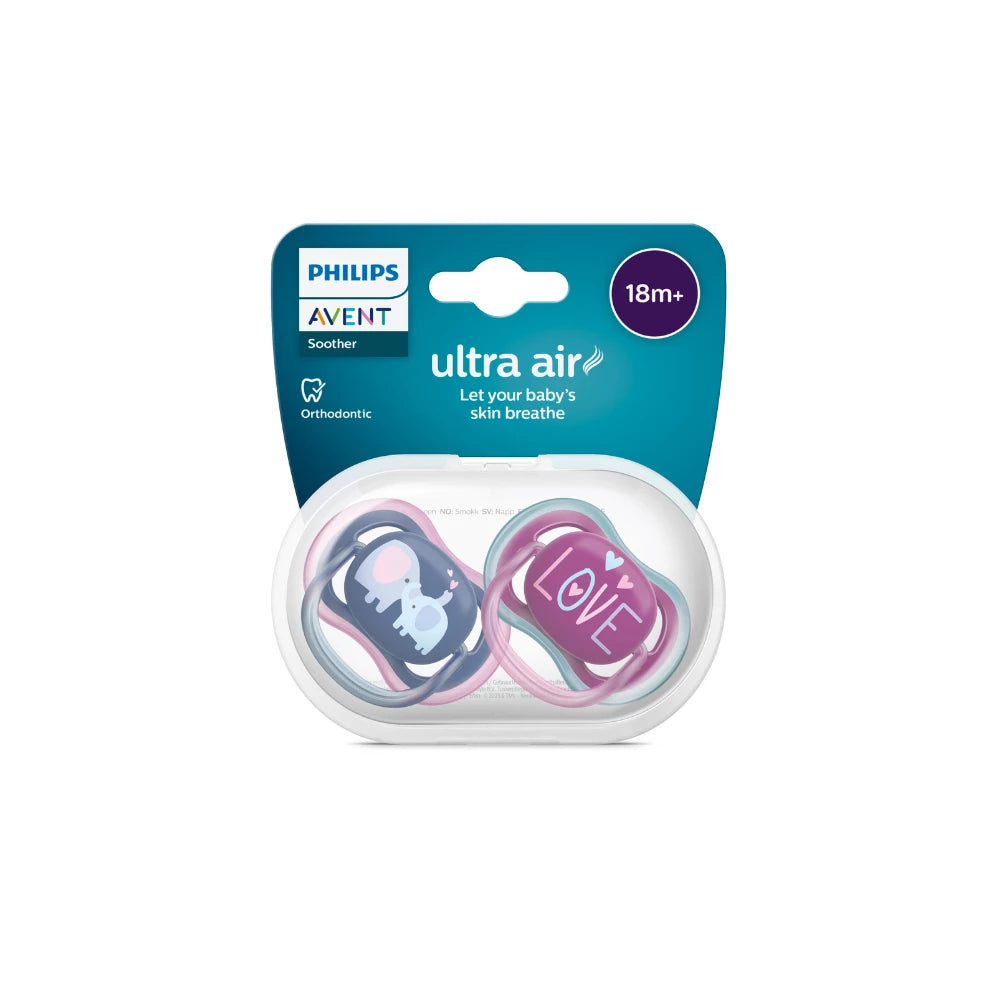 Avent Soother Ultra Air Deco 18m+ 2pk