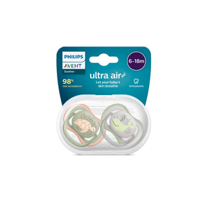 Avent Soother Ultra Air Deco 6-18m 2pk