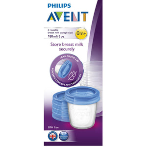 Avent Storage Cups 180ml 10pk-kiwibargain.co.nz