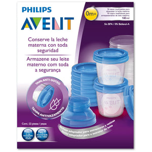 Avent Storage Cups 180ml 5pk-kiibargain.co.nz