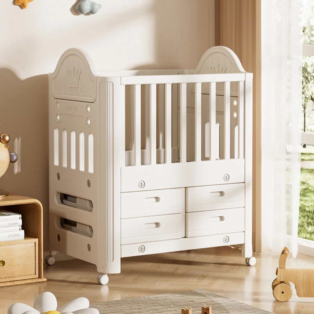 Baby bed with drawers shop