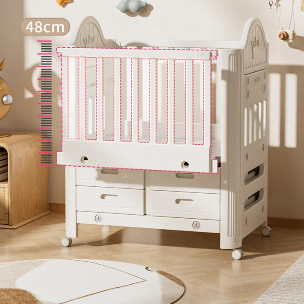 Baby cot with storage on sale