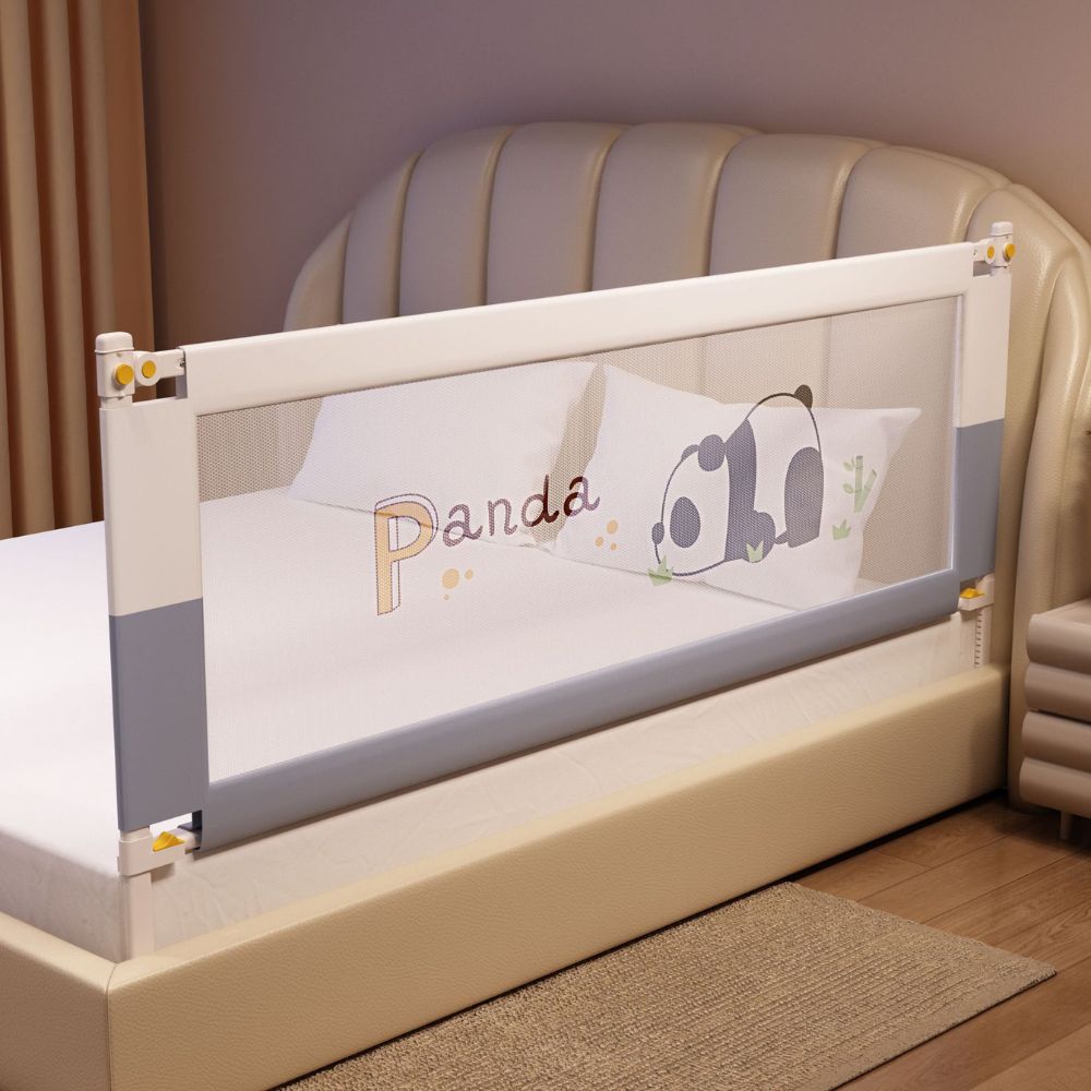Baby Safety Bed Rail Guard - Adjustable Protection For Toddlers