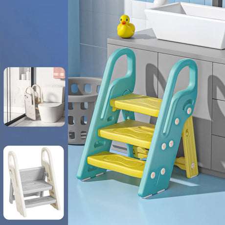 Foldable Bathroom Step Stool for Toddlers