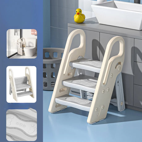 Foldable Bathroom Step Stool for Toddlers