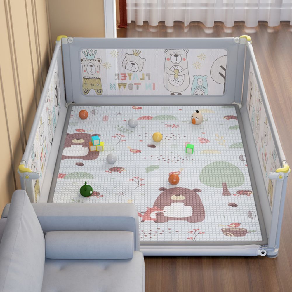 Baby Playpen 180 × 200 cm – Large Indoor Baby Play Area