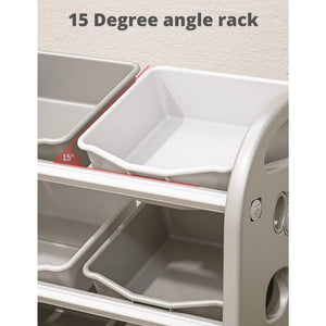 Kids Toy Storage Rack with 6 Bins