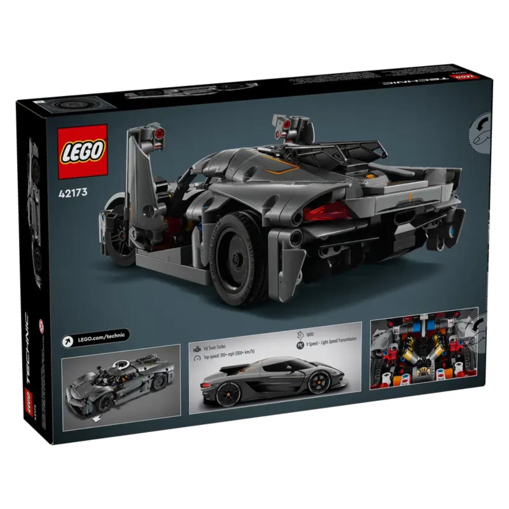 LEGO 42173 Technic Koenigsegg Jesko Absolut Gray Hypercar