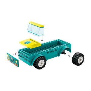 LEGO 60403 City Emergency Ambulance And Snowboarder