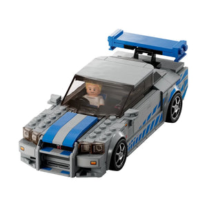 LEGO 76917 Speed Champions 2 Fast 2 Furious Nissan Skyline GT-R (R34)