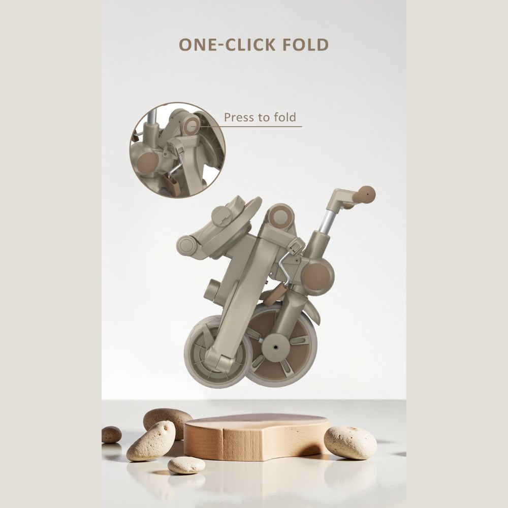 SmartFold 9-in-1 Multifunctional Kids Tricycle (10–60 Months)