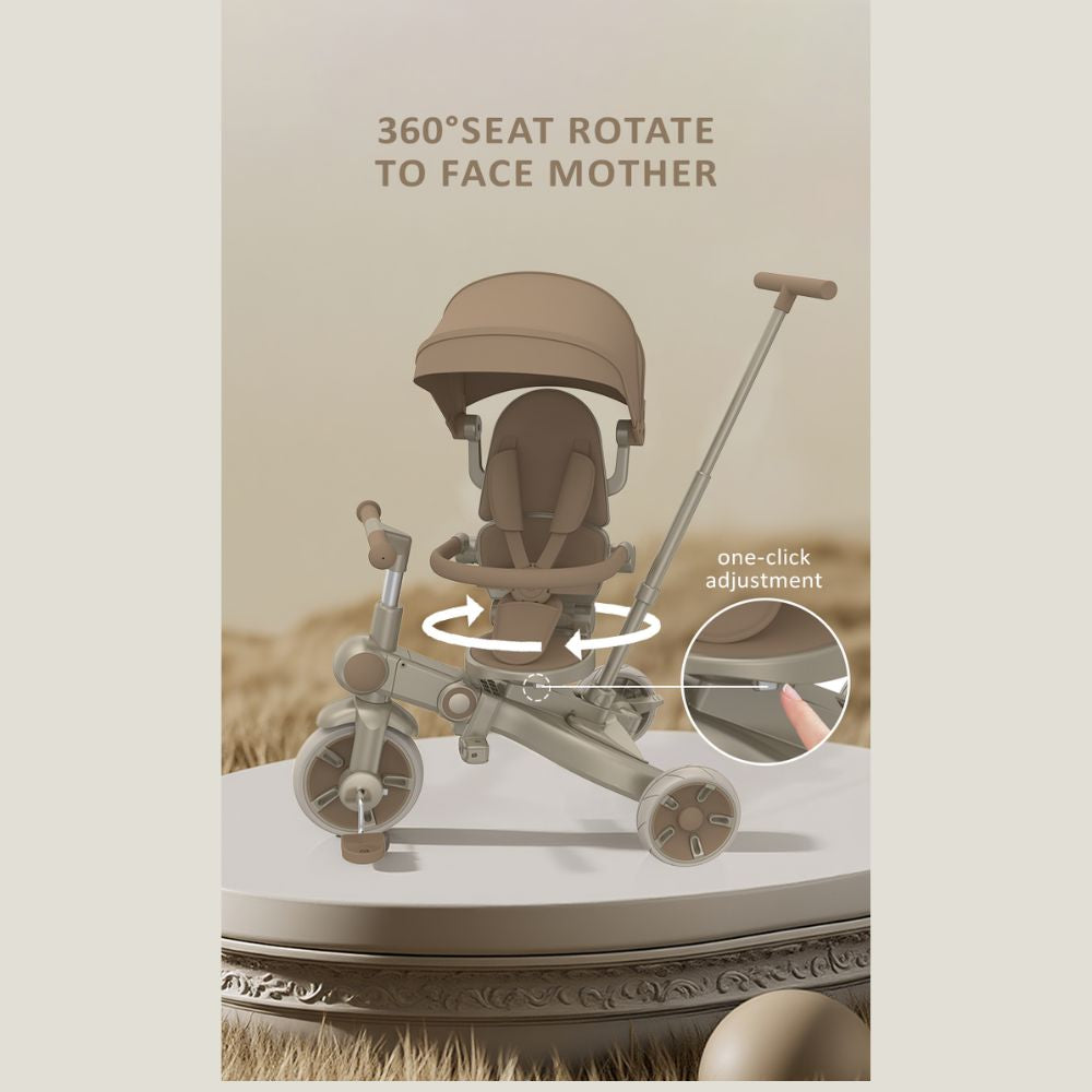 SmartFold 9-in-1 Multifunctional Kids Tricycle (10–60 Months)