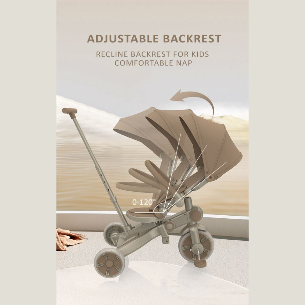 SmartFold 9-in-1 Multifunctional Kids Tricycle (10–60 Months)