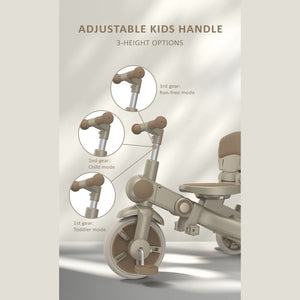 SmartFold 9-in-1 Multifunctional Kids Tricycle (10–60 Months)