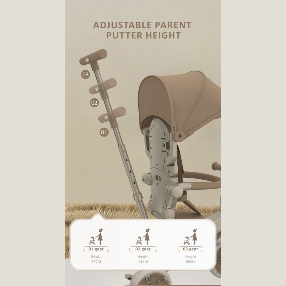 SmartFold 9-in-1 Multifunctional Kids Tricycle (10–60 Months)