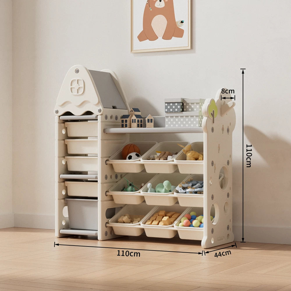 Treehouse Kids Toys Storage Rack 14 Bin