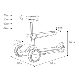 Kids Scooter measurements at KiwiBargain