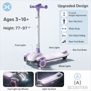 Adjustable Multi-Level Scooter with PU Wheels – product image 3 of 7