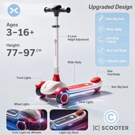 Adjustable Multi-Level Scooter with PU Wheels – product image 5 of 7
