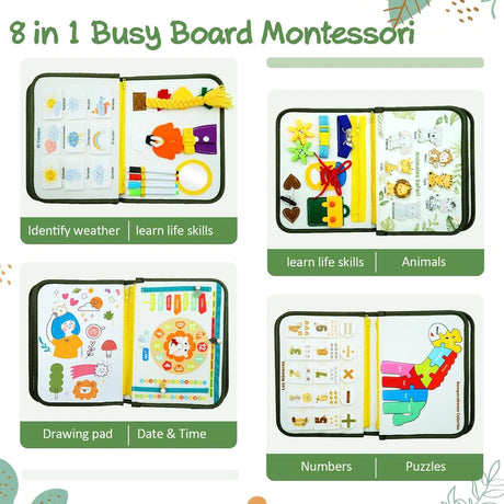 Animal Safari Travel Busy Board – Sensory Learning Activities – image 3 of 7