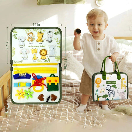 Animal Safari Travel Busy Board – Sensory Learning Activities – image 6 of 7