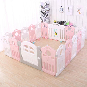 Baby Playpen with Game Panel - 14pcs - KiwiBargain