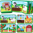 Barnyard Animals Felt Quiet Book – Farm Learning Activities – image 1 of 9