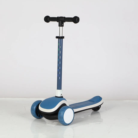 Blue Three-Wheel Kids Scooter with Wide Deck – product image 1 of 2