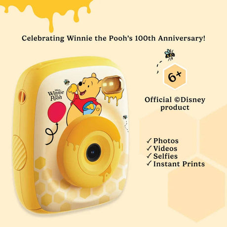 Disney Winnie the Pooh Print Pro Camera - side view - KiwiBargain NZ