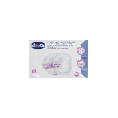 Chicco Breast Pads: Antibacterial - 60pk - KiwiBargain