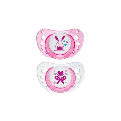 Chicco Latex Soother: Physio Air 0-6m 2pk - KiwiBargain