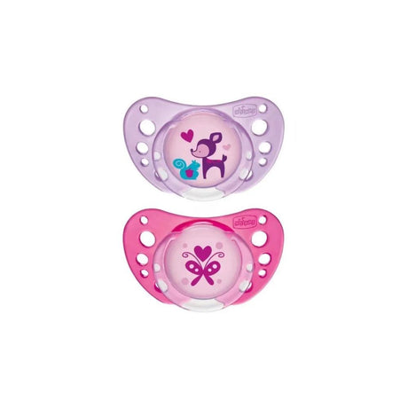 Chicco Latex Soother: Physio Air 6-16m 2pk - KiwiBargain