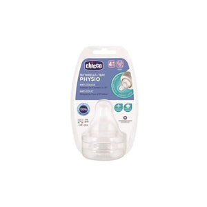 Chicco Perfect 5 Silicone Teat 4m+ Fast Flow 2pk - KiwiBargain