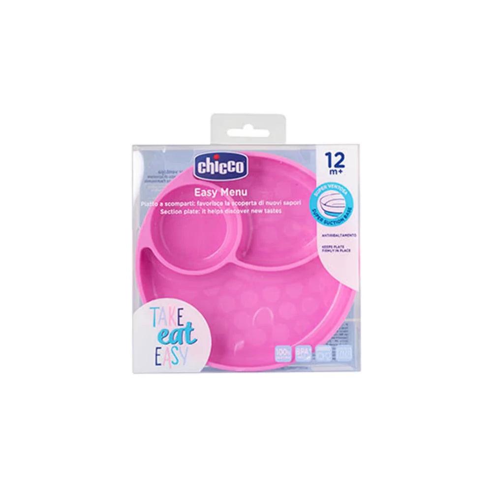 Chicco Silicone Divided Plate 12M+ - KiwiBargain