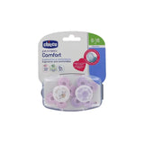 Chicco Silicone Soother: Physio Comfort 6-16m 2pk - KiwiBargain
