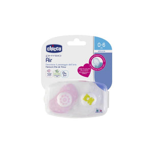 Chicco Soother: Physio Air 0-6m 2pk - KiwiBargain