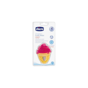 Chicco Teether: Fresh Relax - Pink Ice Cream - KiwiBargain