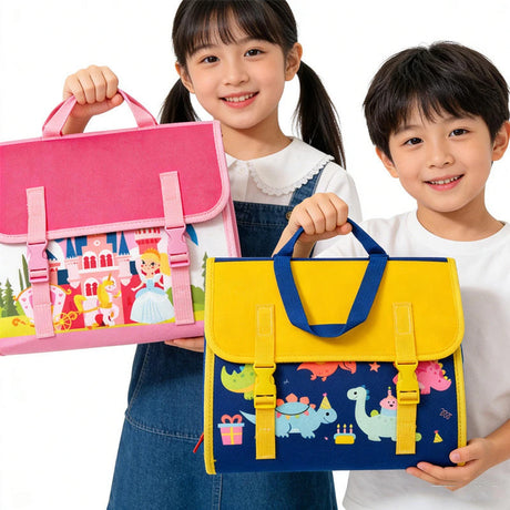 Convertible Travel Busy Board – Dollhouse & Dinosaur Styles – image 1 of 11