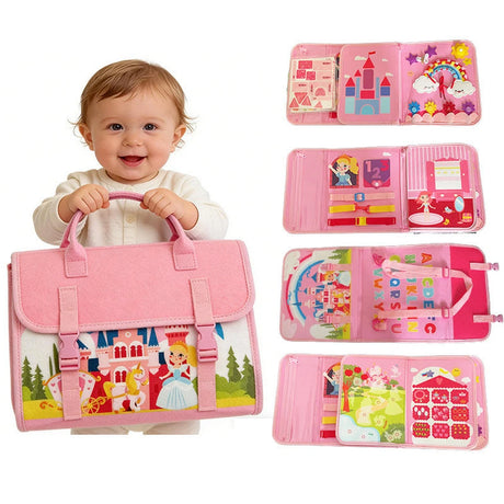 Convertible Travel Busy Board – Dollhouse & Dinosaur Styles – image 4 of 11