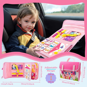 Convertible Travel Busy Board – Dollhouse & Dinosaur Styles – image 9 of 11