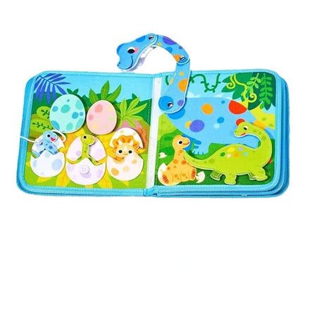 Dinosaur Adventure Quiet Book – Felt Matching & Story Play – image 1 of 6