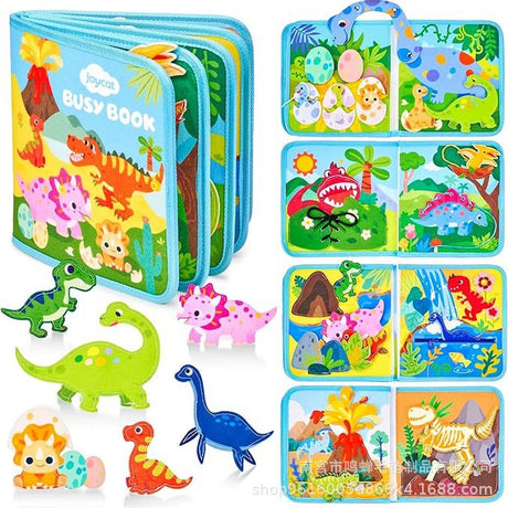 Dinosaur Adventure Quiet Book – Felt Matching & Story Play – image 2 of 6